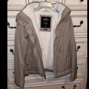 Sherpa lined Hollister jacket